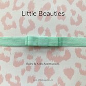 Little Beauties - haarbandje - mint - baby - peuter - haaraccessoire