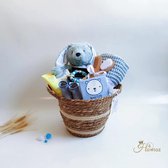 Kraamcadeauset - Kraampakket - Geboorte cadeau- Babyverzorging - Zwitsal - Baby kam - Babygeschenkset - Badcape - Baby knuffel - Hawsaz.nl cadeau - Bijtring