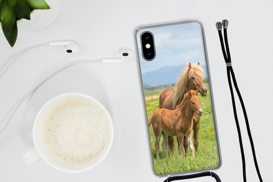 Siliconen avec Paarden Convient Berg iPhone