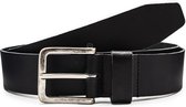 Aykon Heren Riem Leer / Broekriem - 45092 - Breedte 4 cm - Zwart - Lengte 105 cm