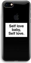 CaseCompany® - iPhone 7 hoesje - Self love - Soft Case / Cover - Bescherming aan alle Kanten - Zijkanten Transparant - Bescherming Over de Schermrand - Back Cover