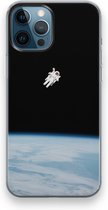 CaseCompany® - iPhone 12 Pro hoesje - Alone in Space - Soft Case / Cover - Bescherming aan alle Kanten - Zijkanten Transparant - Bescherming Over de Schermrand - Back Cover