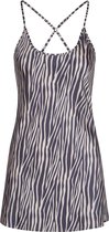 LingaDore - Zebra Chemise - maat XL - Dierenprint Goud Zwart - Dames - Nachtjurk - Nachthemd - Nachtjapon