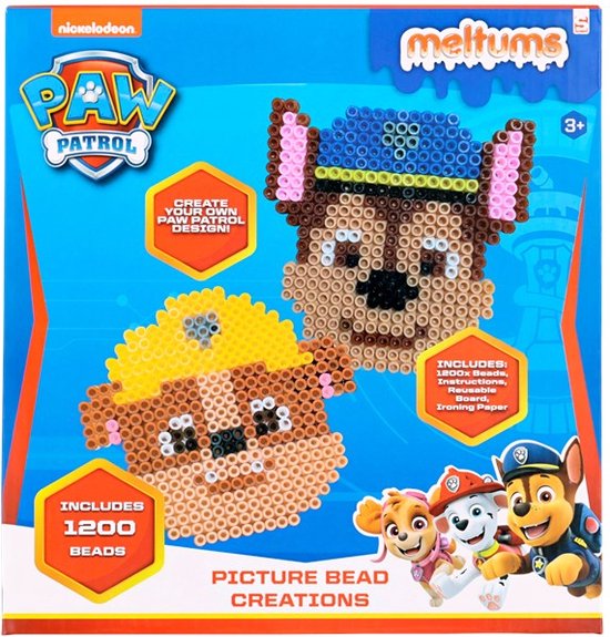 Paw Patrol - fer sur perles - artisanat - perles - passe-temps - amusant