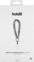 Holdit - Top bar ring, bevestigbare telefoongreep, zilver