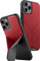 Uniq - iPhone 12 Pro Max, hoesje transforma, stand up coral, rood