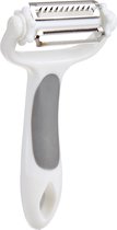 Kinvara 3-in-1 Dunschiller 15 X 7,5 X 3 Cm Staal Wit/lichtgrijs