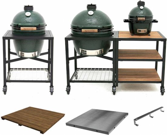 Big Green Egg - RVS Blad Modular Systeem - Stainless Steel Insert van Big Green Egg — afbeelding 2