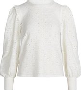 Sisters Point Broderie Blouse Wit