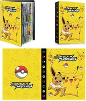 Pokemon Verzamelmap Pikachu & Eevee - Voor 240 Pokemon Kaarten - A5 formaat