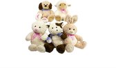 Jonotoys Knuffel Konijn Junior 60 Cm Pluche Beige