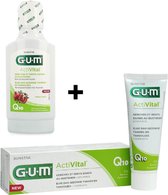 GUM Activital Tandpasta + Mondwater - Voordeelverpakking