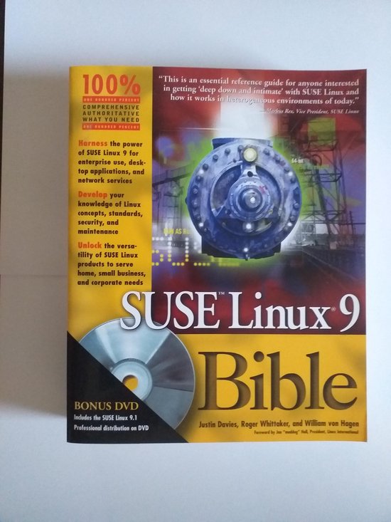 Suse Linux 9 Bible [With Dvd] - cover