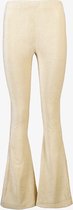 TwoDay dames velours flared broek - Beige - Maat S