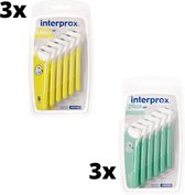 Interprox Plus Mini - 3mm - 3 x 6 stuks + Interprox Plus Micro - 2.4mm - 3 x 6 stuks
