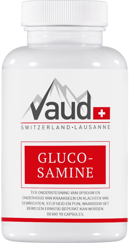 Vaud | Glucosamine | 90 capsules | 1500mg Glucosamine | Bevordert opbouw  kraakbeen |... | bol.com