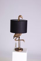 Lamp Flamingo JMS Fashion Goud Zwart Tafellamp interieur design eyecatcher