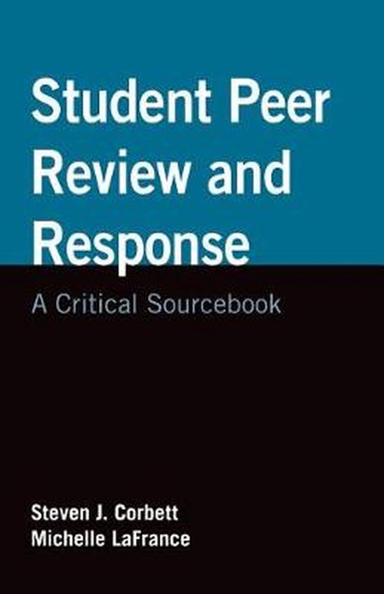 Student Peer Review and Response - cover