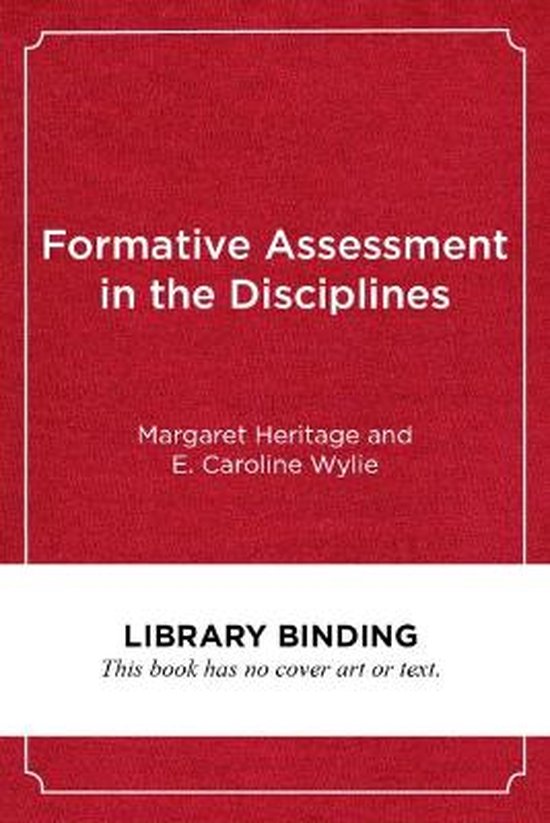 Formative Assessment in the Disciplines | 9781682534700 | Margaret ...