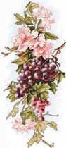 Borduurpakket Composition with Grapes bloemen met druiven om te borduren luca-s b212