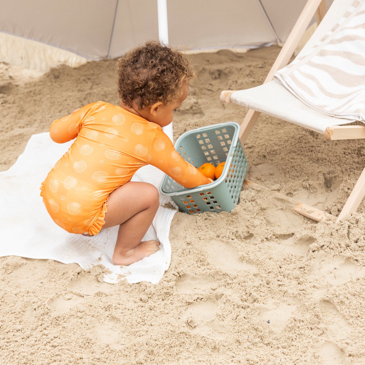 Swim Essentials UV Badpak Meisjes Met Lange Mouwen - Oranje - Oranje Kiss — afbeelding 26