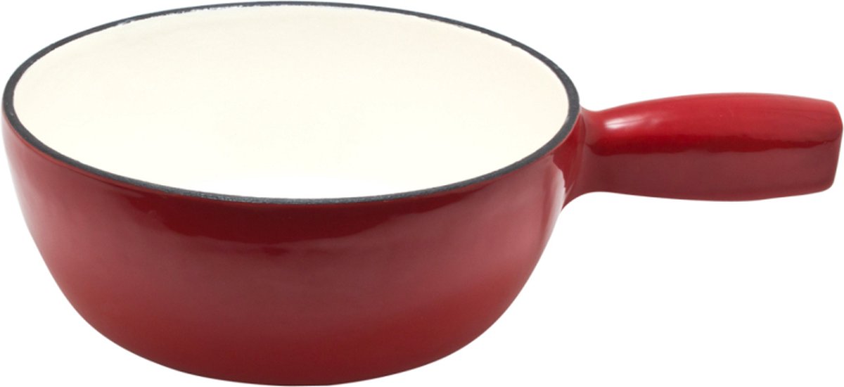 Imperial Kitchen - Kaasfondue - 21cm - Emaille - Rood - Imperial Kitchen