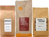 Koffiebonen proefpakket - Smooth - Totaal 1KG vers gebrande koffiebonen - Arabica & Robusta Espresso Bonen