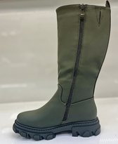 ByFame 5809L meisjes boots - khaki -  groen - maat 35