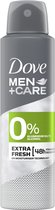Dove Deospray Men - Care Extra Fresh 0% 150 ml