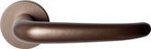 GPF3085.A2-00 Tino deurkruk op ronde rozet Bronze blend, 50x8mm