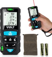 Bol.com Afstandmeter - VØLT Professionele Laser Afstandsmeter 50m met Twee waterpassen en uitgebreide meetopties - Digitaal Meet... aanbieding