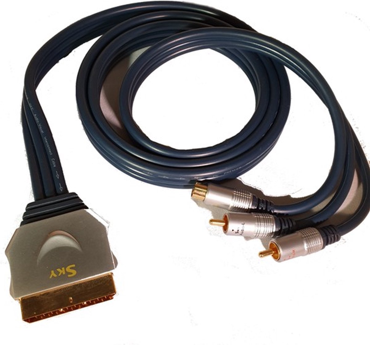 SkyTronic HIGH-END Audio/Video signaalkabel S-VHS + RCA - SCART