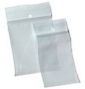 Gripzakjes 100x150 mm - 100 stuks - 10x15 cm , 50 micron - hersluitbare zakjes