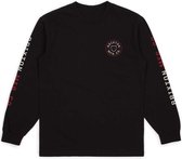 Brixton Crest Standard Long Sleeve T-shirt - Black/cream