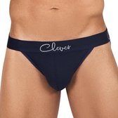 Clever Moda - Loyalty Slip Donker Blauw - Maat L - Heren ondergoed - Tanga voor mannen