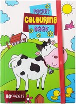 Pocket Kleurboek Dieren - 'Pocket Colouring Book'