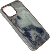 Apple iPhone 11 Hoesje Grijs Marmer  Stevige Siliconen TPU Case – iPhone 11 Luxe Xtreme Stevige Back Cover Shockproof telefoon hoesje
