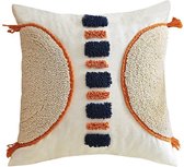 Kussenhoes Bohemian Shape - Brody - Kussenhoes - 45x45 cm - Sierkussen - Polyester - Getuft