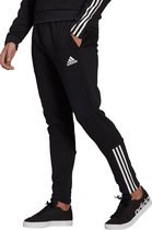 adidas - Essentials Matte Cut 3S Pants - Black Track Pants-L