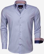 Overhemd Lange Mouw Castrovillari 65002 Light Blue