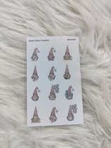 Mimi Mira Creations Planner Stickers Gnomes Romantic