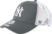 47 Brand MLB New York Yankees Branson Cap B-BRANS17CTP-CCE, Unisex, Grijs, Pet, maat: One size