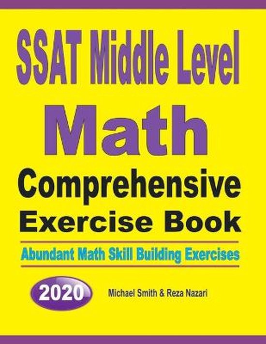 SSAT Middle Level Math Comprehensive Exercise Book - cover