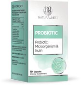 NaturalNest Probiotica - 10 Capsules - 10 miljard cfu probiotica + inuline