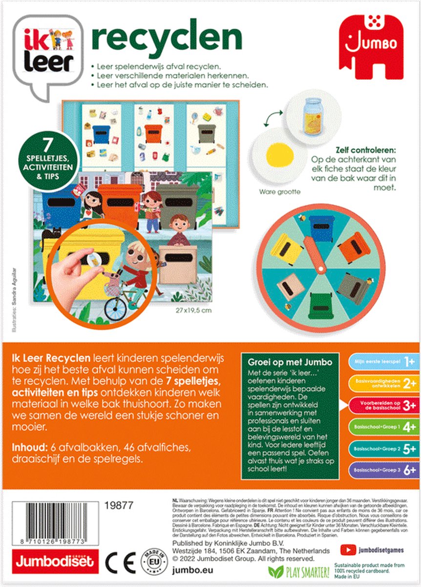 Jumbo - Ik Leer Recyclen - Educatief spel - Vanaf 3 jaar — afbeelding 10