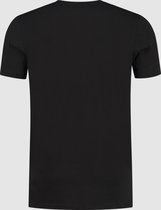 Ballin Amsterdam -  Heren Slim Fit   T-shirt  - Zwart - Maat L