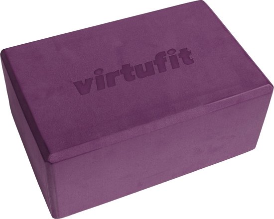 VirtuFit Premium Yoga Blok - Anti-slip - EVA Foam - Mulberry van VirtuFit — afbeelding 2