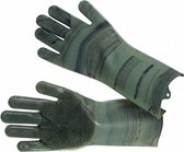 Schoonmaakhandschoenen - Schoonmaak handschoenen 1 paar - Afwas handschoenen - Ramen wassen handschoenen - Spons - Afwassen - Silicone afwashandschoenen - Groen
