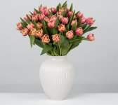 FLYN Flowers - Bloemenboeket Loes - Oranje dubbele tulpen