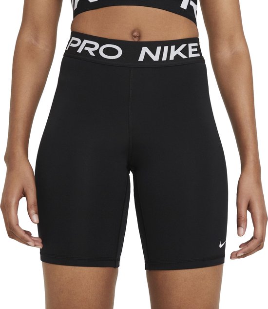 Nike Pro Cool 3 inch compressie short dames zwart/wit - Thuis-Sporten.nl